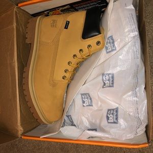 NIB Timberland PRO Men's Waterproof 6'' Work Boots - Steel Toe - Wheat Size 12